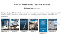 Tablet Screenshot of precastconcretejournal.org